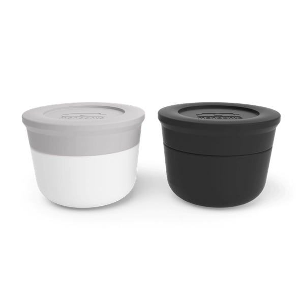MB Temple S grey Coton / black Onyx - The bento box sauce cups