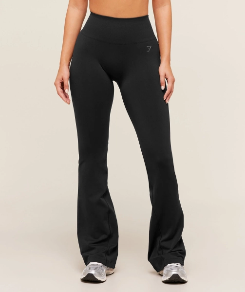 Gymshark Soft Sculpt Flared Leggings - Black