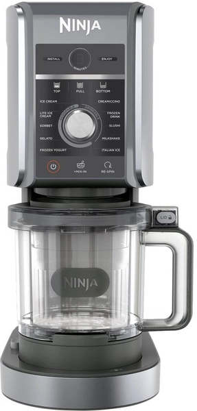 Ninja - Refurbished Excellent - – Refurbished CREAMi Deluxe 11-in-1 Ice Cream and Frozen Treat Maker - Silver