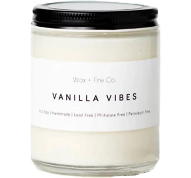 Wax + Fire Co Soy Candle