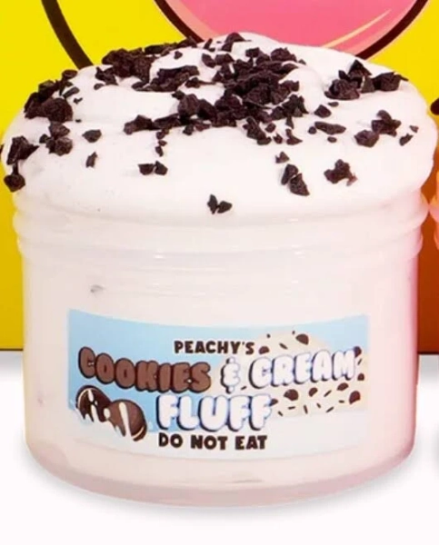 Peachybbies Slime Cookies And Cream Fluff Snow Butter New Rare Fast