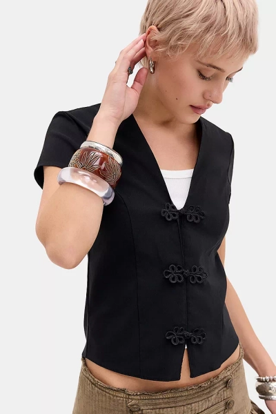 Silence + Noise Tori Frogging Shirt
