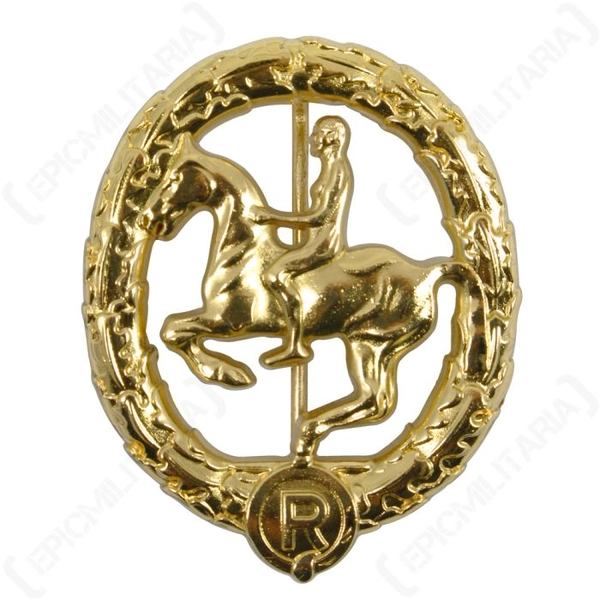 Reiterabzeichen Gold