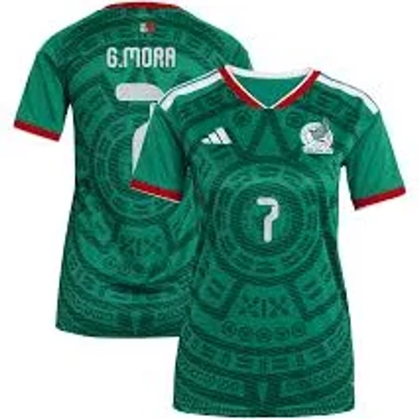 Women's adidas Gilberto Mora Green Mexico National Team 2026 Home Replica Jersey