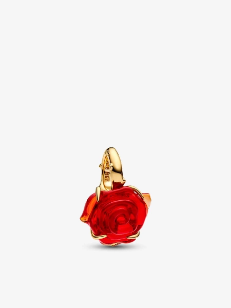 Disney Beauty and the Beast Enchanted Rose Dangle Charm