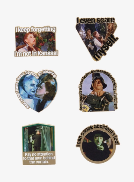 The Wizard of Oz Quotes Blind Box Enamel Pin