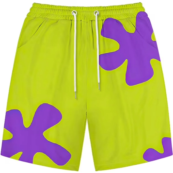 Men's Beach Shorts 3D Printed Beach Shorts Quick Dry Swim Trunks with Pockets Summer Lightweight Athletic Beachwear