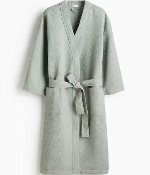 H&M Ladies Waffled Bathrobe