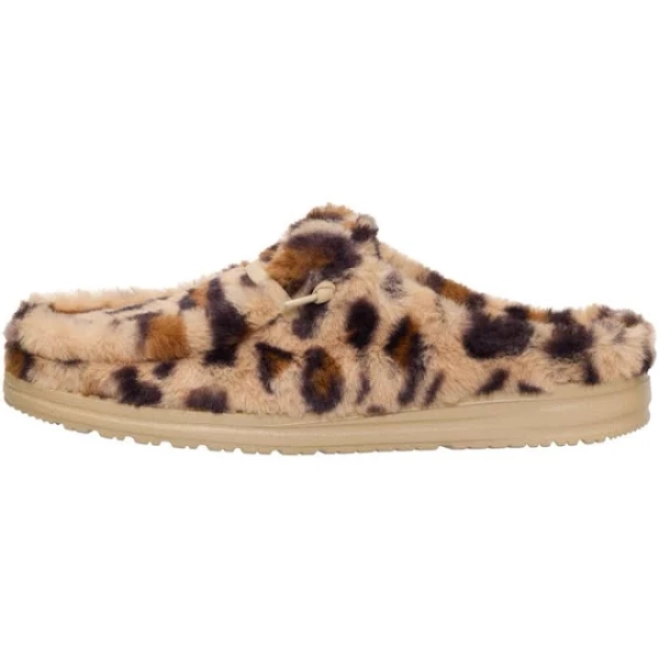 HEYDUDE Women's Wendy Slipper in Leo Fur