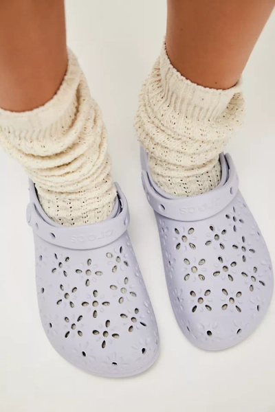 Crocs Classic Floral Cut Clogs