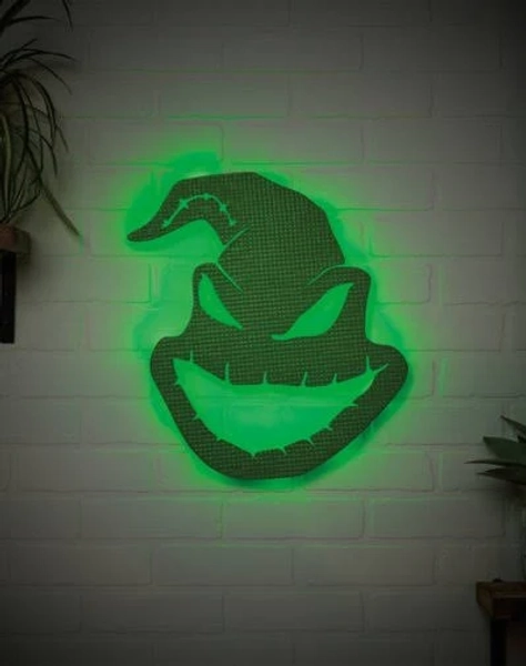 spencer's Oogie Boogie LED Light-Up Sign The Nightmare Before Christmas