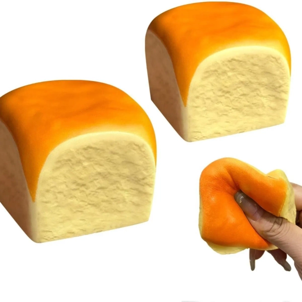 Simulation bread Squeeze Taba Squishy Toy Safety and health Food-grade silicone material Squeeze Toy Soft Relief Slow Toys