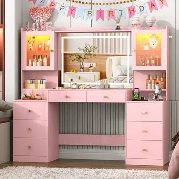 Chvans 62'' Large Vanity Desk