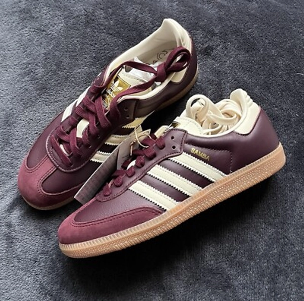 Adidas Samba OG (W) Maroon Gold Gr. 38 ID0477 | eBay.de