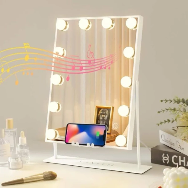 VANItii Global Hollywood Tabletop Mount Bathroom Vanity Mirror