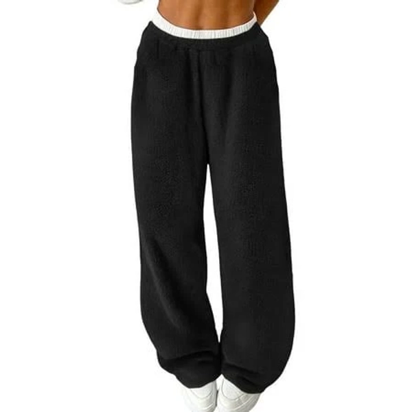 Women's Plush Fuzzy Fleece Pajama Pants