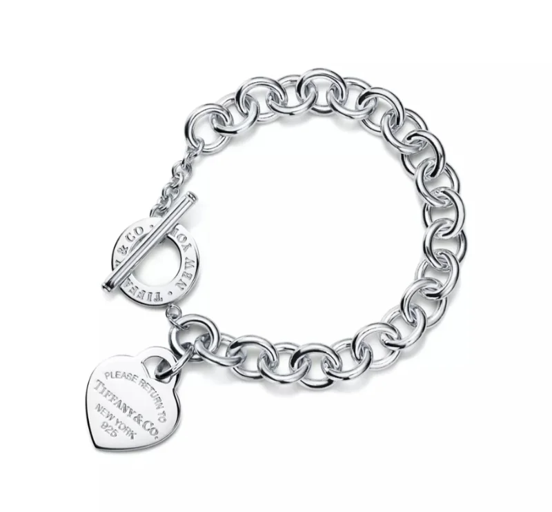 Return to Tiffany® Heart Tag Toggle Bracelet in Silver