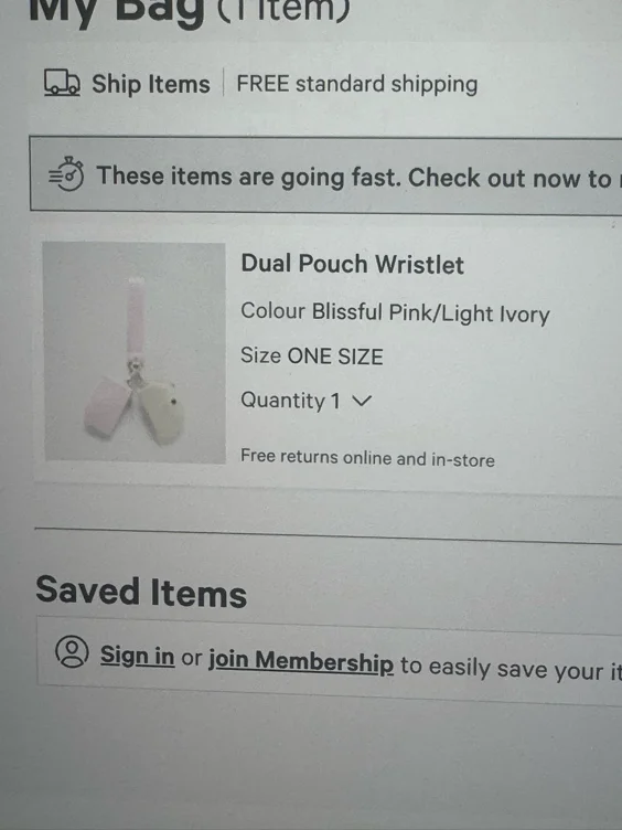  Dual Pouch Wristlet