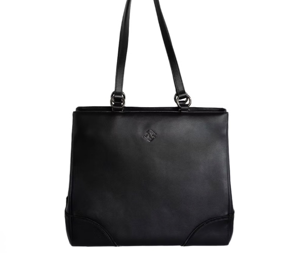 Michelle Renee Tote — Black (Real Leather) Batch 2 • Ships Mid January