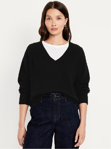 SoSoft Loose V-Neck Sweater | Old Navy