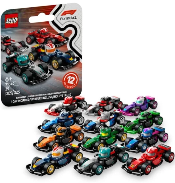 LEGO F1 Collectible Race Cars