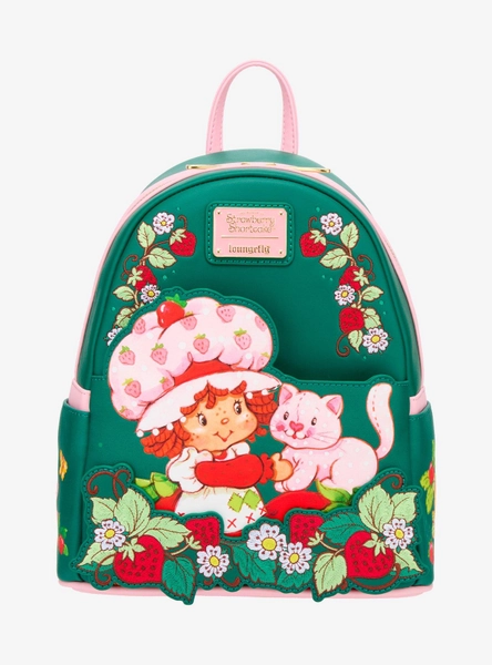 Loungefly Strawberry Shortcake Custard & Strawberry Embroidered Mini Backpack - BoxLunch Exclusive