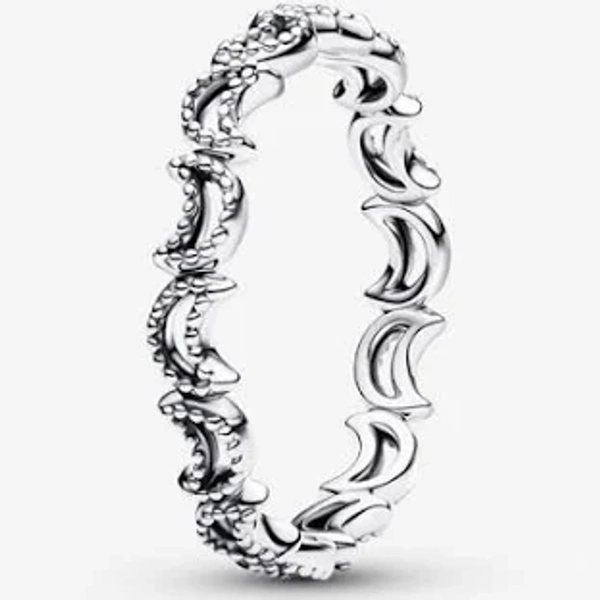 Pandora Crescent Moon Ring