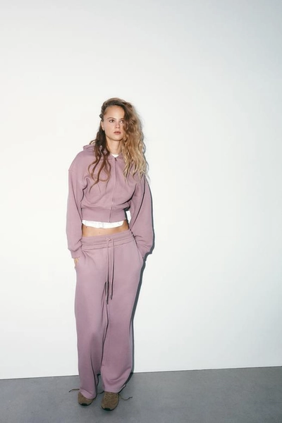 STRAIGHT LEG PLUSH PANTS