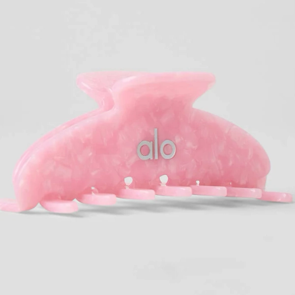 Alo Yoga 90's Claw Clip - Pink Bubble Bath