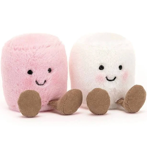 Jellycat Amuseable Pink and White Marshmallows