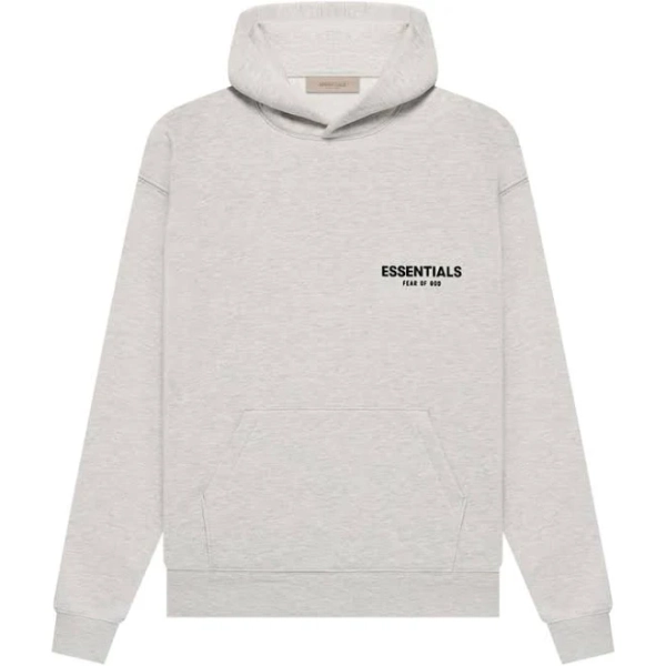 Fear of God Essentials Hoodie 'Light Oatmeal' | Grey | Men's Size XL