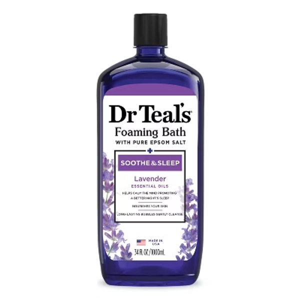 Dr Teal's Soothe & Sleep Lavender Foaming Bubble Bath - 34 fl oz