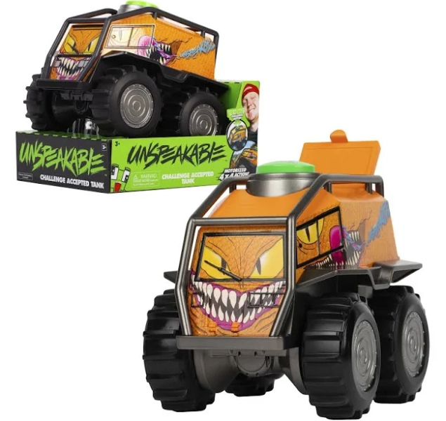 Unspeakable Challenge Accepted Tank 8-Inch Super Action Vehicle