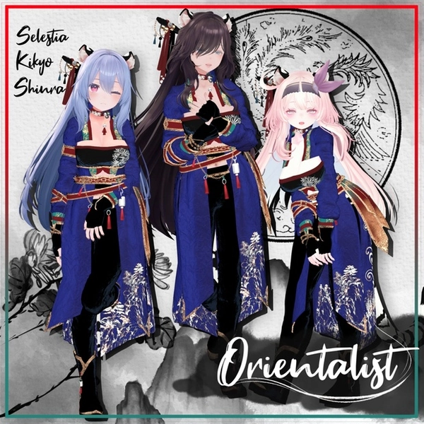 【3Dモデル/  50% Sale 💥】 Orientalist (for Shinra,kikyo,Selestia)