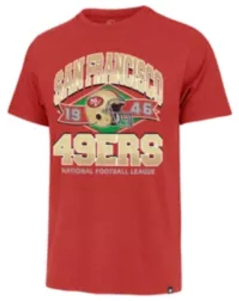 '47 Men's San Francisco 49ers Brickhouse Red T-Shirt