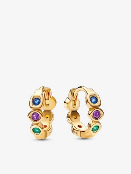Marvel The Avengers Infinity Stones Hoop Earrings