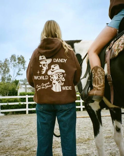 Dandy Worldwide Cowgirl Oversized Lux Hoodie