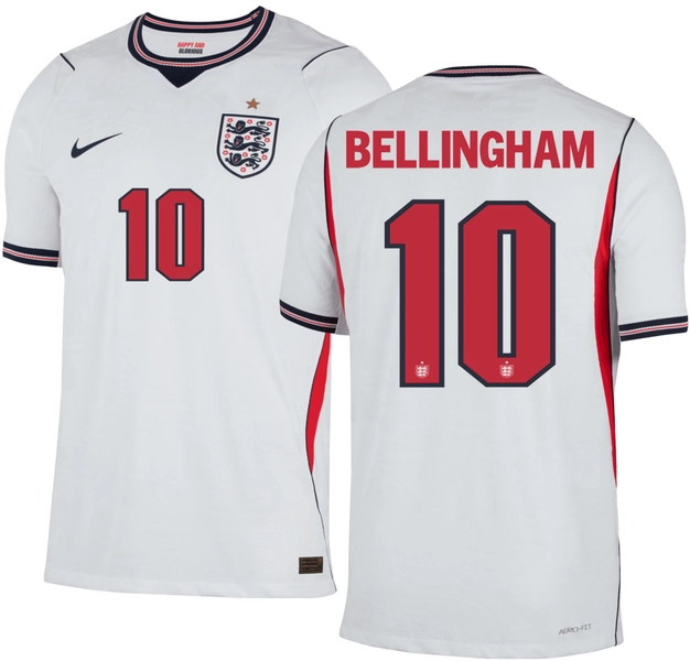 Nike Adult England Jude Bellingham #10 2026 Home Authentic Jersey