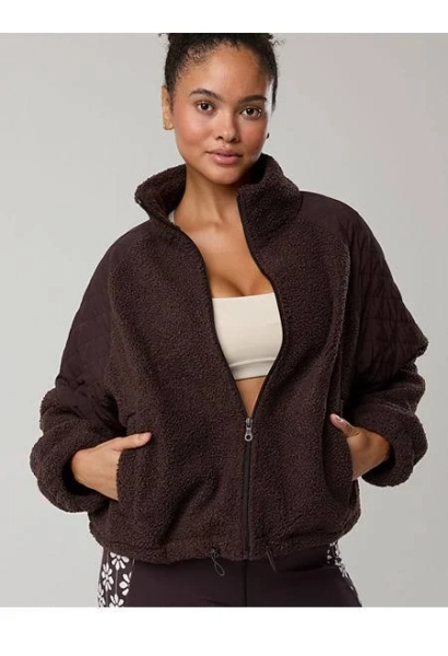 Aerie Fluff Love Full Zip Jacket