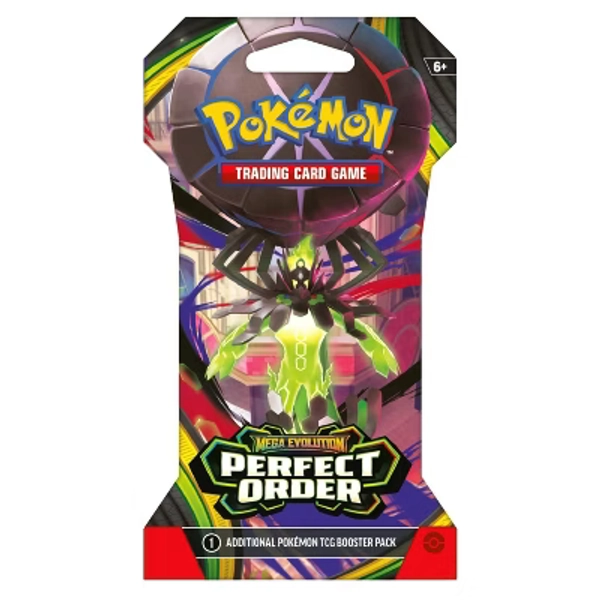 Pokemon ME3 Mega Evolution Perfect Order Sleeved Booster Pack | Mega Zygarde