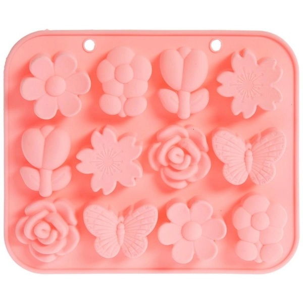 Assorted Flowers Silicone Candy Mold