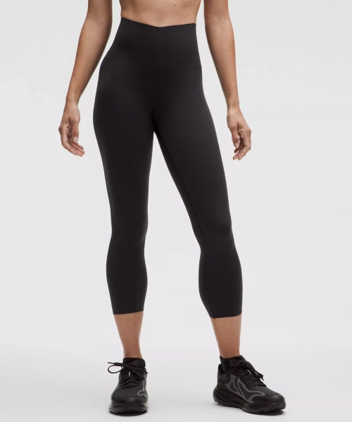 lululemon Glow Up™ Super-High-Rise Crop 23" - Black - 8