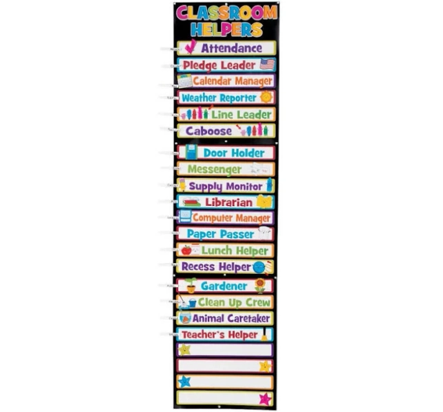 Fun Express Classroom Helpers Clip Charts