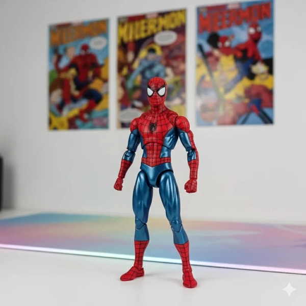 Spider-Man Comic Version Spiderman 6" Action Figure CT Toys #075 New In Box