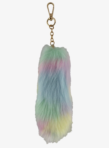 Unicorn Faux Tail Keychain