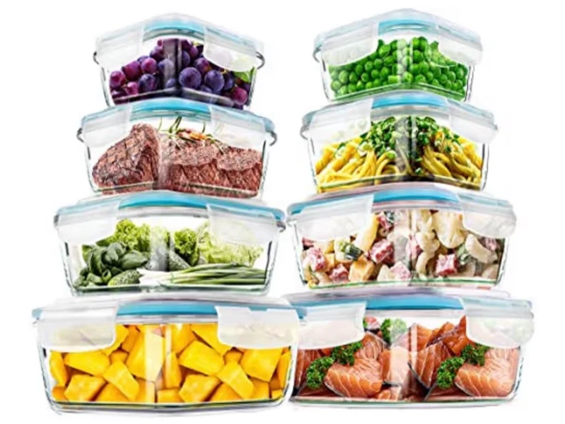 Boîte alimentaire en verre 