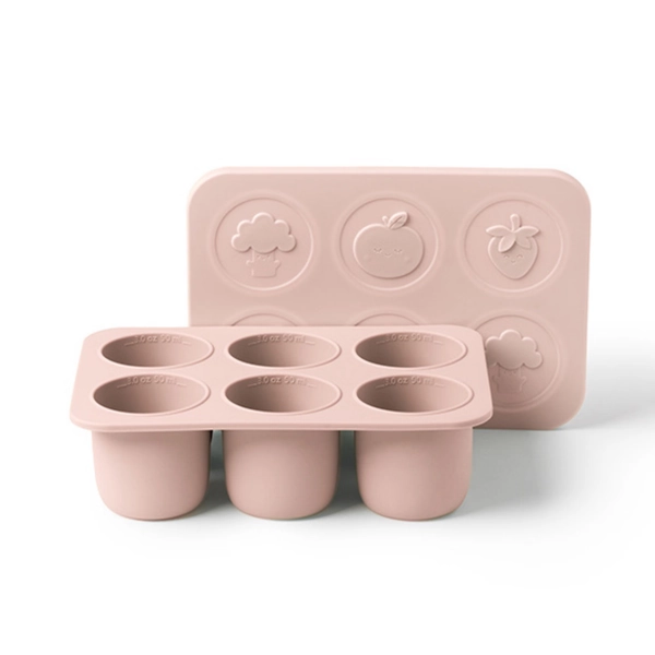 Grow By Annabel Karmel Silicone Freezer Food Tray Blushberry