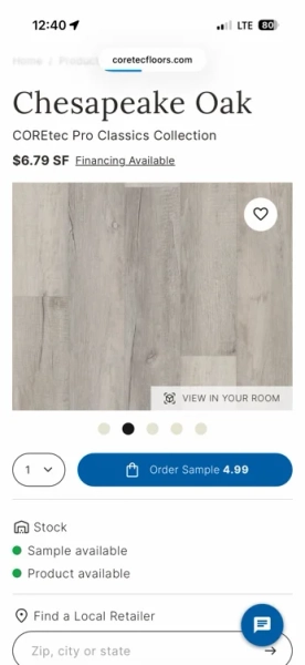 LVP for my bedroom
