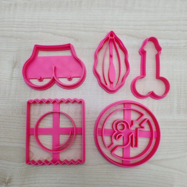 Adult Cookie Cutter Set- Bachelorette Party Favor