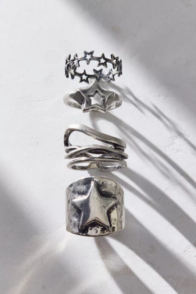 Walk Of Fame Chunky Rings Set